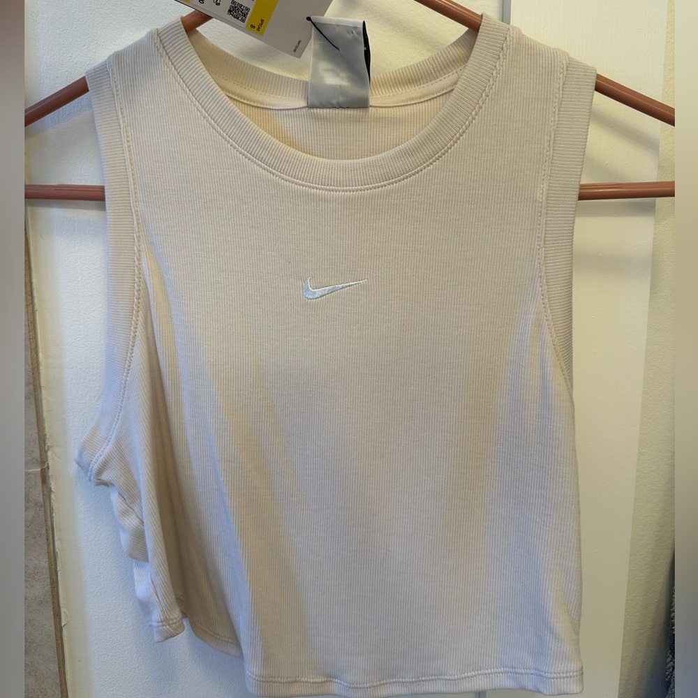 Nike Women's Off-White Muscle Tee